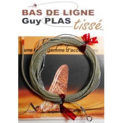 Bas de ligne Tissé - Spécial Carnassiers Pointe Tressée Acier - Guy Plas