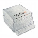 Rangement - Boîte Plexiglass 100 cases DVX