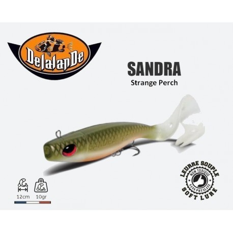 Leurre Souple Monté - Sandra Strange Perch - 12 cm - Delalande