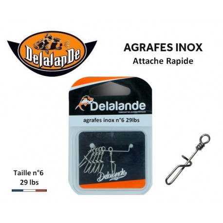 Agrafe Rapide n°6 - 29 lbs - Delalande