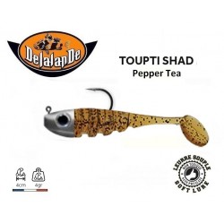 Leurre Souple Monté - Toupti Shad Pepper Tea - 4 cm - Delalande