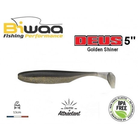 Leurre Souple - Deus 5" Golden Shiner 13cm - Biwaa