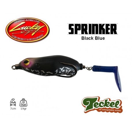 Leurre Hybride - Sprinker Black Blue 7cm 19gr - Lucky Craft