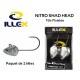 Tête Plombée Nitro Shad Head - 18gr - Illex