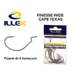 Hameçon Texan Finesse Wide Gape Tex - Taille 2 - Illex