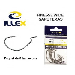 Hameçon Texan Finesse Wide Gape Tex 2/0 - Illex