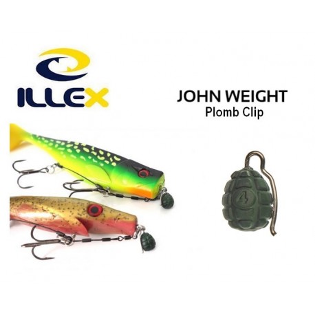 Plomb Clip - John Weight 4gr - Illex