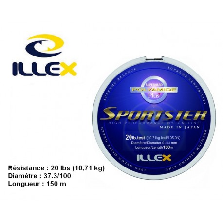 Nylon Sportster Line 20lbs (10.7Kg) Illex