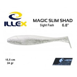 Leurre Souple - Magic Slim Shad 6.8" Sight Flash 15.5cm - Illex