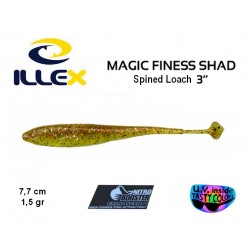 Leurre Souple - Finess Shad 3" Spined Loach 7.7cm - Illex