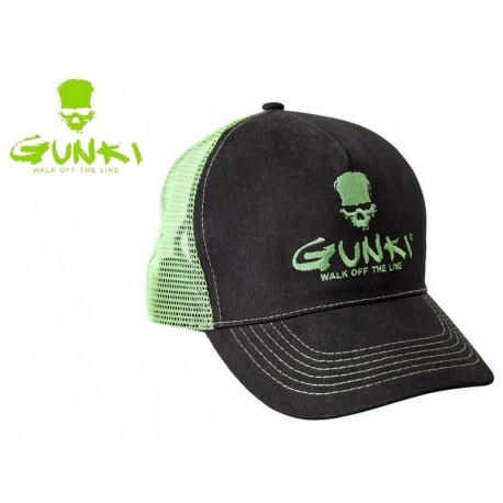 Casquette de pêche Trucker Black GUNKI