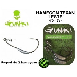 Hameçon Texan Lesté - 4/0 - 7gr - Gunki