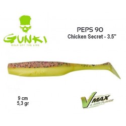 Leurre Souple - Peps 90 3.5" Chicken Secret 9cm - Gunki