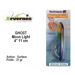 Leurre Dur Surface - Ghost 110 21gr Moon Light 11cm - Vesuna