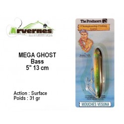 Leurre Dur Surface - Mega Ghost 130 31gr Bass 13cm - Vesuna