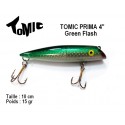 Leurre Dur Flottant - Tomic Prima 4" Green Flash 15gr 10cm - Vesuna