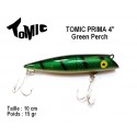 Leurre Dur Flottant - Tomic Prima 4" Green Perch 15gr 10cm - Vesuna