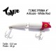 Leurre Dur - Tomic Prima 4" articulé White Red 20gr 12.5cm - Vesuna