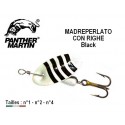 Cuiller Panther Martin - Madreperlato Con Righe - Black