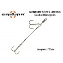 Monture leurre souple Soft Lure Rig - Double Hameçons - Sakura