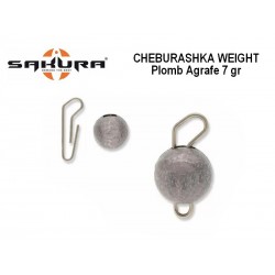 Plomb agrafe Cheburashka Weight  - 7gr -  Sakura