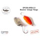 Cuillère Ondulante Spoon AREA - Bicolore Orange/Rouge - 3.5gr