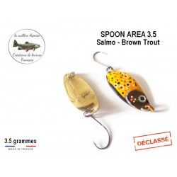 Cuillère Ondulante Spoon AREA 3.5 - Salmo Brown Trout