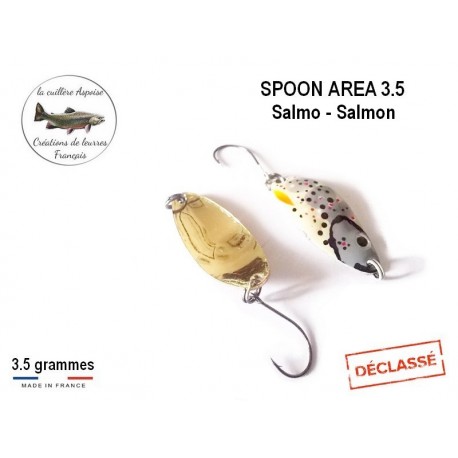 Cuillère Ondulante Spoon AREA - Salmo Salmon - 3.5gr