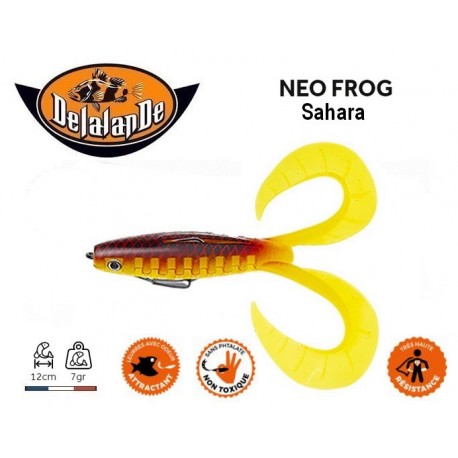 Leurre Souple - Néo Frog Sahara 12cm - 7gr - Delalande