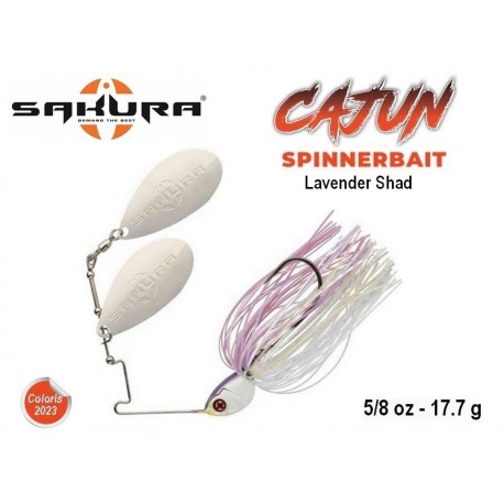 Cajun Spinnerbait - Lavender Shad 17.7 gr - Sakura