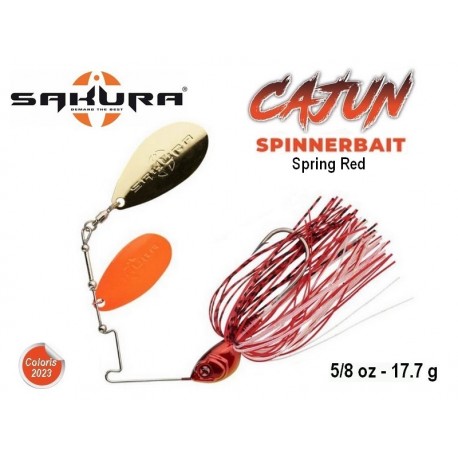 Cajun Spinnerbait - Spring Red 17.7 gr - Sakura