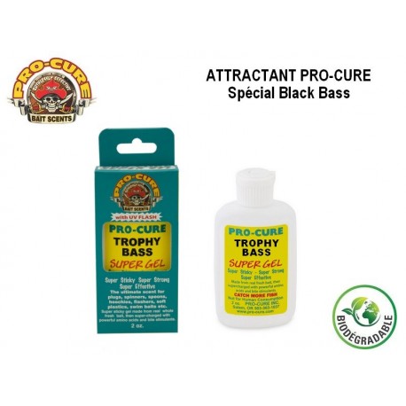 Attractant 100% Naturel pour la Pêche - Trophy Bass - Pro-Cure