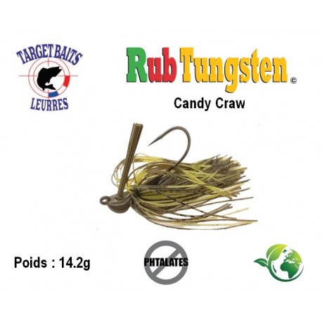 Rub Tungstène Candy Craw 14.2gr 4/0 - Target Baits