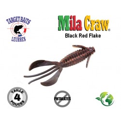 Leurre Souple - Mila Craw Black Blue Flake 4" - Target Baits Leurres