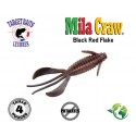 Leurre Souple - Mila Craw Black Red Flake 4" 10cm - Target Baits Leurres