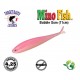 Leurre Souple - Mino Fish Bubble Gum 4.25" 11cm - Target Baits Leurres