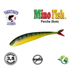 Leurre Souple - Mino Fish Fire Perche 3.5" 9cm - Target Baits Leurres
