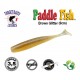 Leurre Souple - Paddle Fish Brown Glitter 3.5" 9cm - Target Baits Leurres