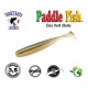 Leurre Souple - Paddle Fish Brown Dos Vert 3.5" 9cm - Target Baits Leurres