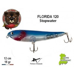 Leurre Dur - Florida 120 Stopwater 12cm 18gr - Bear Claws Lures