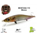 Leurre Dur Suspending - Montana 110 Minnow 11cm 12gr - Bear Claws Lures