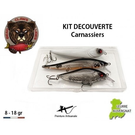 Kit Découverte - Carnassiers - Bear Claws Lures