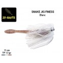 Snake Jig Finess - Blanc TP 1.5gr 1/0 - ZF-Baits