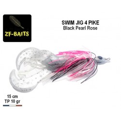 Swim Jig 4 Pike - Black Pearl Rose TP 10gr 5/0 - ZF-Baits