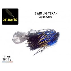 Swim Jig Texan - Cajun Craw TP 3.5gr 2/0 - ZF-Baits