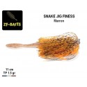 Snake Jig Finess - Marron TP 1.5gr 1/0 - ZF-Baits