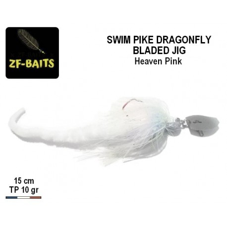 Swim Pike Dragonfly Bladed Jig - Heaven Pink TP 10gr - ZF-Baits