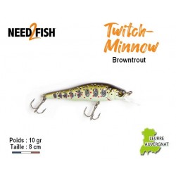 Leurre Dur - Twitch Minnow Browntrout - Need2Fish