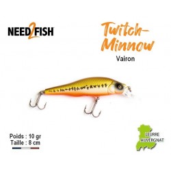Leurre Dur - Twitch Minnow Vairon - Need2Fish