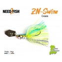 Leurre Hybride - Chatterbait - ZN-Swim Cream - Need2Fish